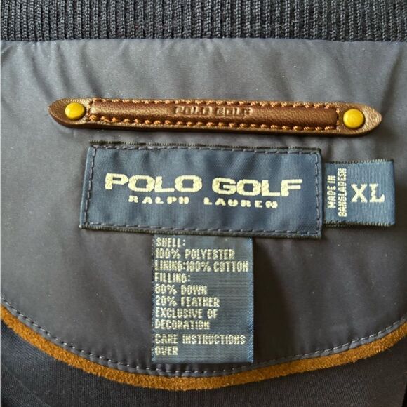 Ralph Lauren Polo Golf Diamond Goose Down Quilted Vest  in Navy Size XL / NWOT - Picture 7 of 9